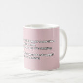 Empath Warrior Positieve Quote Aanmoediging Koffiemok (Voorkant rechts)