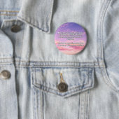 Empath Warrior Positieve Quote Aanmoediging Ronde Button 5,7 Cm (In situ)
