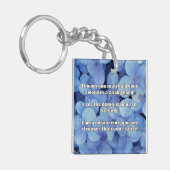 Empath Warrior Positieve Quote Aanmoediging Sleutelhanger (Voorkant Links)
