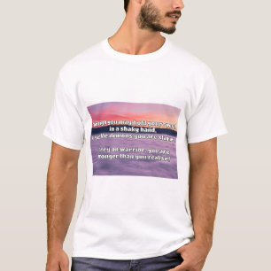 Empath Warrior Positieve Quote Aanmoediging T-shirt