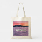 Empath Warrior Positieve Quote Aanmoediging Tote Bag (Achterkant)