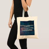 Empath Warrior Positieve Quote Aanmoediging Tote Bag (Voorkant (product))