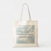 Empath Warrior Positieve Quote Aanmoediging Tote Bag (Achterkant)