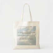 Empath Warrior Positieve Quote Aanmoediging Tote Bag (Voorkant)