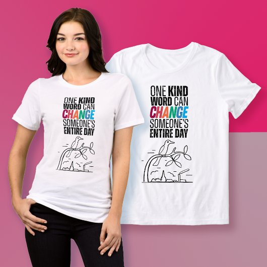 Empathie Advocate Docent Counselor Anti-Pesten Tri-Blend Shirt