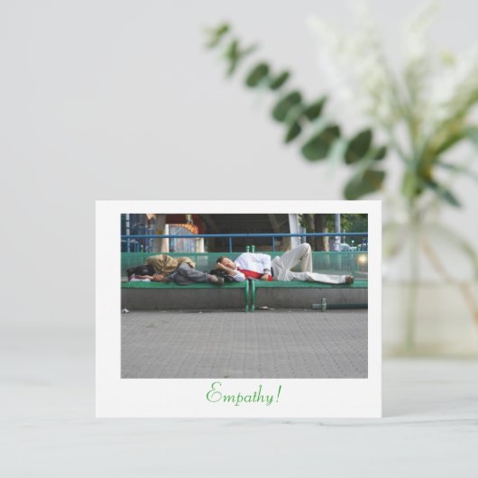 Empathie! Briefkaart (Staand voorkant)