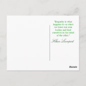 Empathie! Briefkaart (Achterkant)