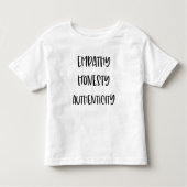 { Empathie Eerlijkheid Authenticiteit } Empowermen Kinder Shirts (Voorkant)
