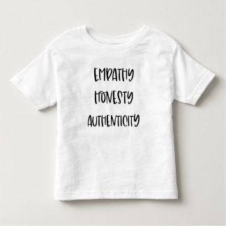 { Empathie Eerlijkheid Authenticiteit } Empowermen Kinder Shirts