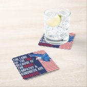 Empathie en vriendelijkheid zijn patriottisch kartonnen onderzetters (Insitu)