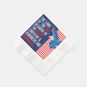 Empathie en vriendelijkheid zijn patriottisch servet (Hoek)