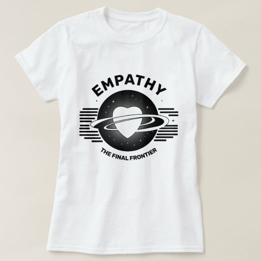 Empathie Het laatste Frontier T-shirt (Design voorkant)