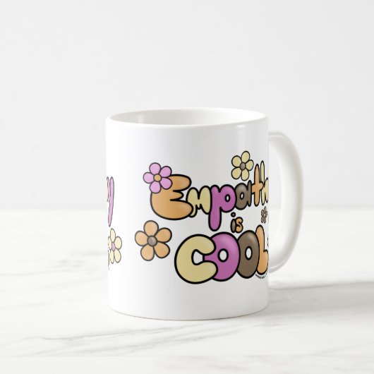 Empathie is Cool Koffiemok (Voorkant rechts)