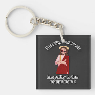 Empathie is de opdracht! sleutelhanger