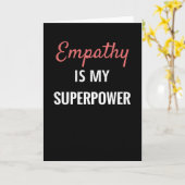 Empathie is mijn Superpower | Empathie met empathi Kaart (Gele Bloem)