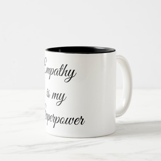 Empathie is mijn Superpower Mok (Voorkant rechts)
