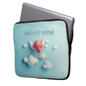 Empathie is mijn Superpower UX Designer Electronic Laptop Sleeve (Voorkant Links)