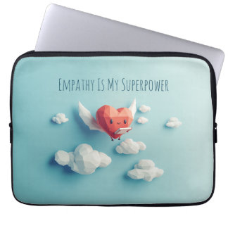 Empathie is mijn Superpower UX Designer Electronic Laptop Sleeve