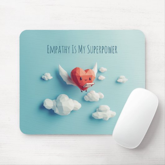 Empathie is mijn Superpower UX Muismat (Met muis)