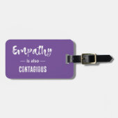 Empathie is ook besmettelijk bagagelabel (Voorkant horizontaal)