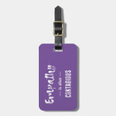 Empathie is ook besmettelijk bagagelabel (Voorkant verticaal)