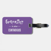 Empathie is ook besmettelijk bagagelabel (Achterkant horizontaal)