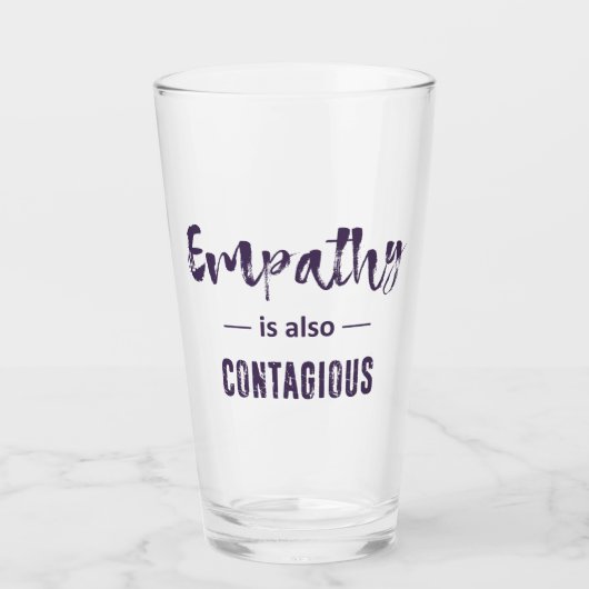 Empathie is ook besmettelijk glas (Voorkant)