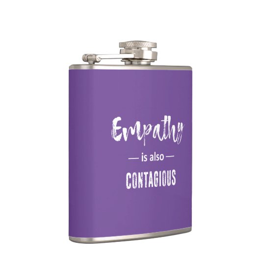 Empathie is ook besmettelijk heupfles (Rechts)