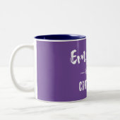 Empathie is ook besmettelijk tweekleurige koffiemok (Links)