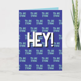 Empathie Kaart om ondersteuning en aanmoediging te