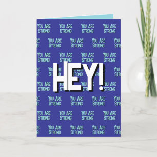 Empathie Kaart om ondersteuning en aanmoediging te