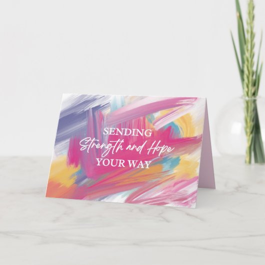 Empathie Kaart voor kankerpatiënten en zieken (Voorkant)