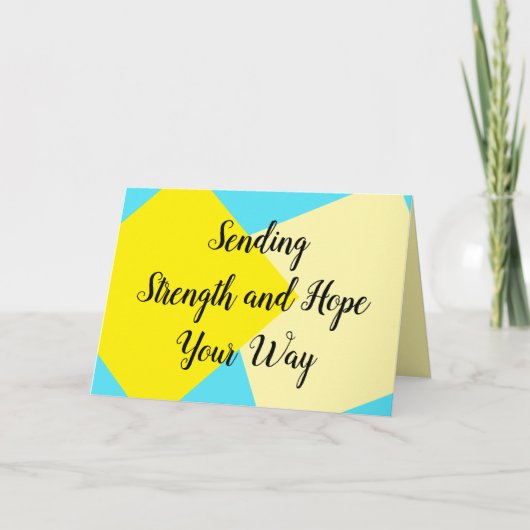 Empathie Kaart voor kankerpatiënten en zieken (Voorkant)