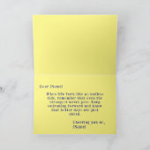 Empathie Kaart voor moeilijke tijden bijv Ziekte (Binnen)