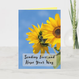 Empathie Kaart voor moeilijke tijden bijv Ziekte