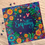 Empathie Leraar Student Gepersonaliseerde School Legpuzzel<br><div class="desc">Speciaal verzoekstuk met studenten en namen van leraren toegevoegd aan hun focuswoord van het jaar. Een grillige en bloemenempathie puzzel die perfect is voor in de klas. Ik creëer gepersonaliseerde en aangepaste stukken voor mijn Inspirivity Facebook- en Instagram-abonnees, (waar ik dagelijks creëer, inspirerend kunst.). Bezoek zeker de Inspirivity-winkel voor meer...</div>