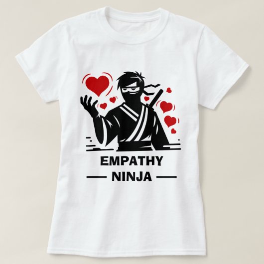 Empathie Ninja T-shirt (Design voorkant)