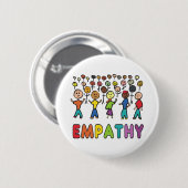Empathie Ronde Button 5,7 Cm (Voorkant /achterkant)
