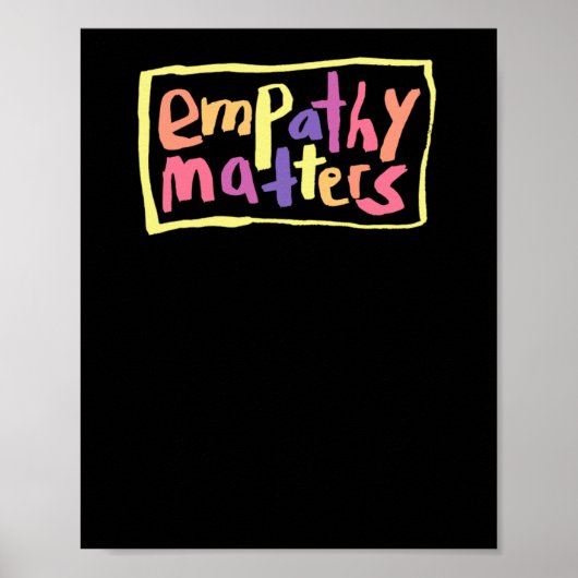 Empathie S Sticker 1 Poster (Voorkant)