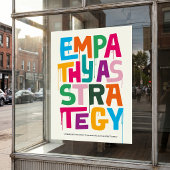 Empathy As Strategy - Typography Print | Wall Art