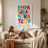 Empathy As Strategy - Typography Print | Wall Art