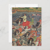 Emperor Akbar over de Ganges Briefkaart (Voorkant / Achterkant)