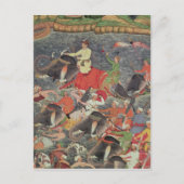 Emperor Akbar over de Ganges Briefkaart (Voorkant)