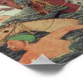 Emperor Akbar over de Ganges Poster (Hoek)