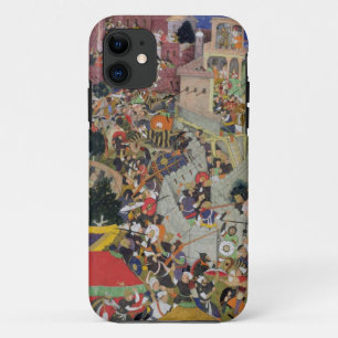 Emperor Akbar (r.1556-1605) schiet Saimal in de S Case-Mate iPhone Case