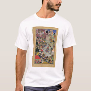 Emperor Akbar (r.1556-1605) schiet Saimal in de S T-shirt