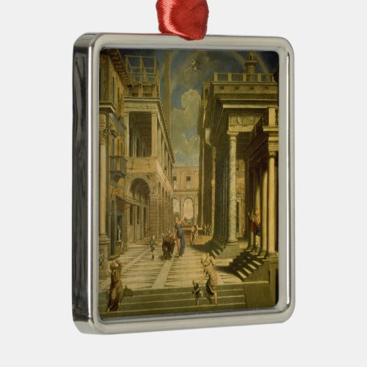 Emperor Augustus en de Sibyl, 1535 Metalen Ornament (Rechts)