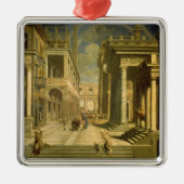 Emperor Augustus en de Sibyl, 1535 Metalen Ornament (Voorkant)