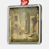Emperor Augustus en de Sibyl, 1535 Metalen Ornament (Links)