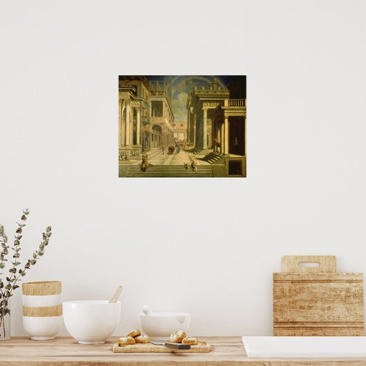 Emperor Augustus en de Sibyl, 1535 Poster (Keuken)